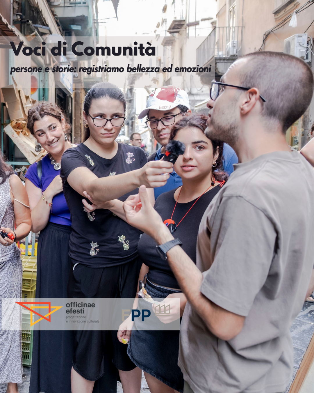 Progetto Voci di Comunità di Officinae Efesti finanziato da Fondazione Pittini
